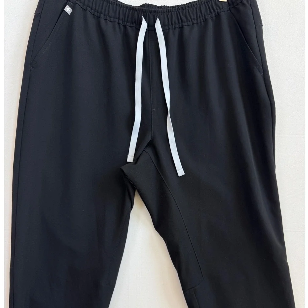 FIGS Tansen Jogger Scrub Pants Mens XL Black Drawstring